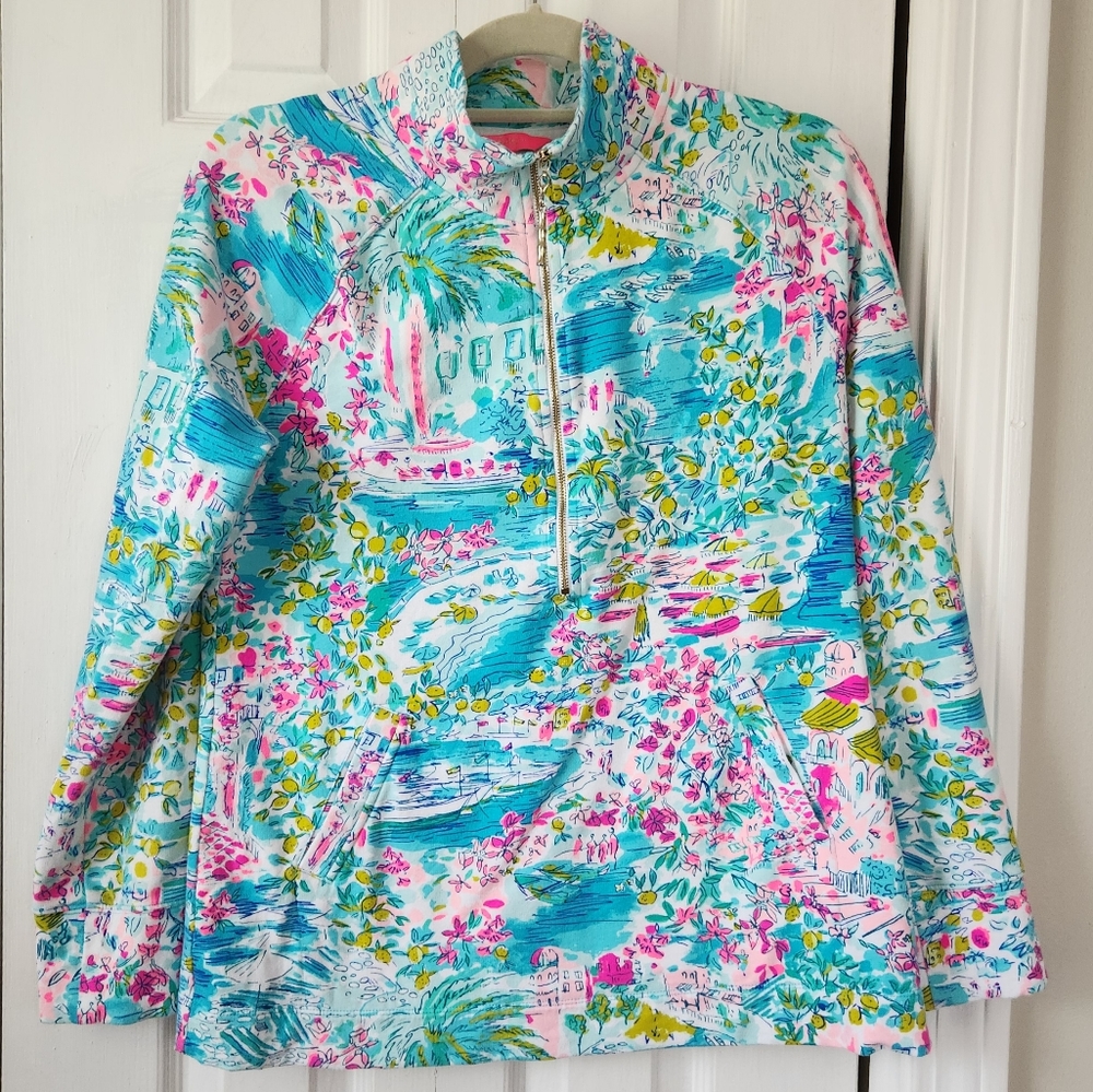 Lilly Pulitzer Skipper Popover UPF 50+ - Picture 2 of 8